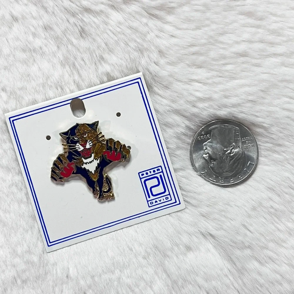 🔮 5/$25 Vintage NHL‎ Florida Panthers Hockey Pin